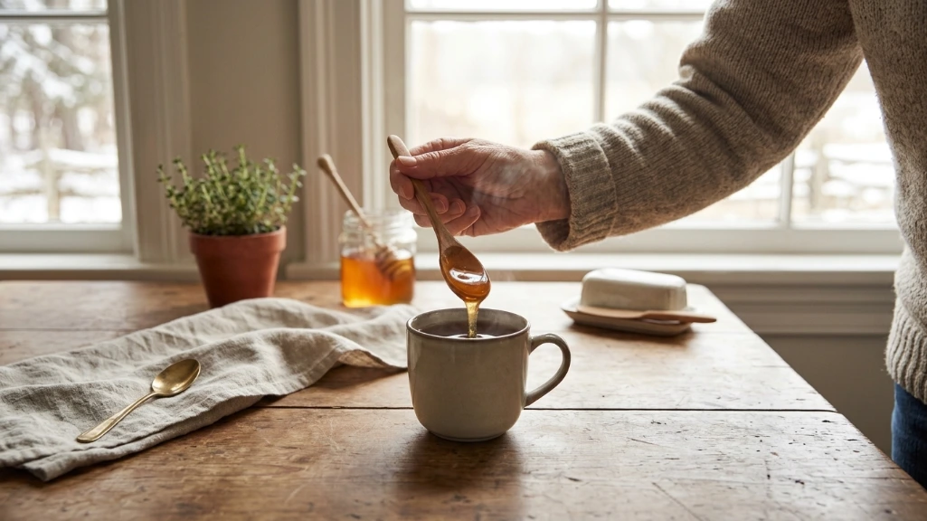 Editorial image showing ingredients arranged in a clean natural setting